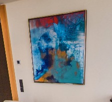 Large-format abstract painting
